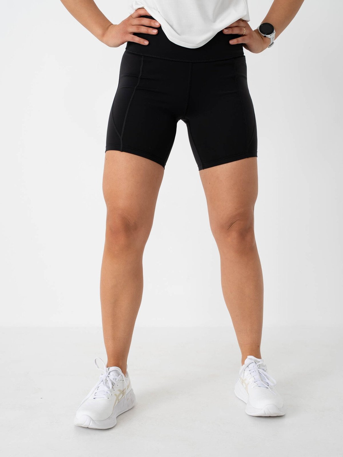 Reebok Lux High Rise Bike Shorts Black