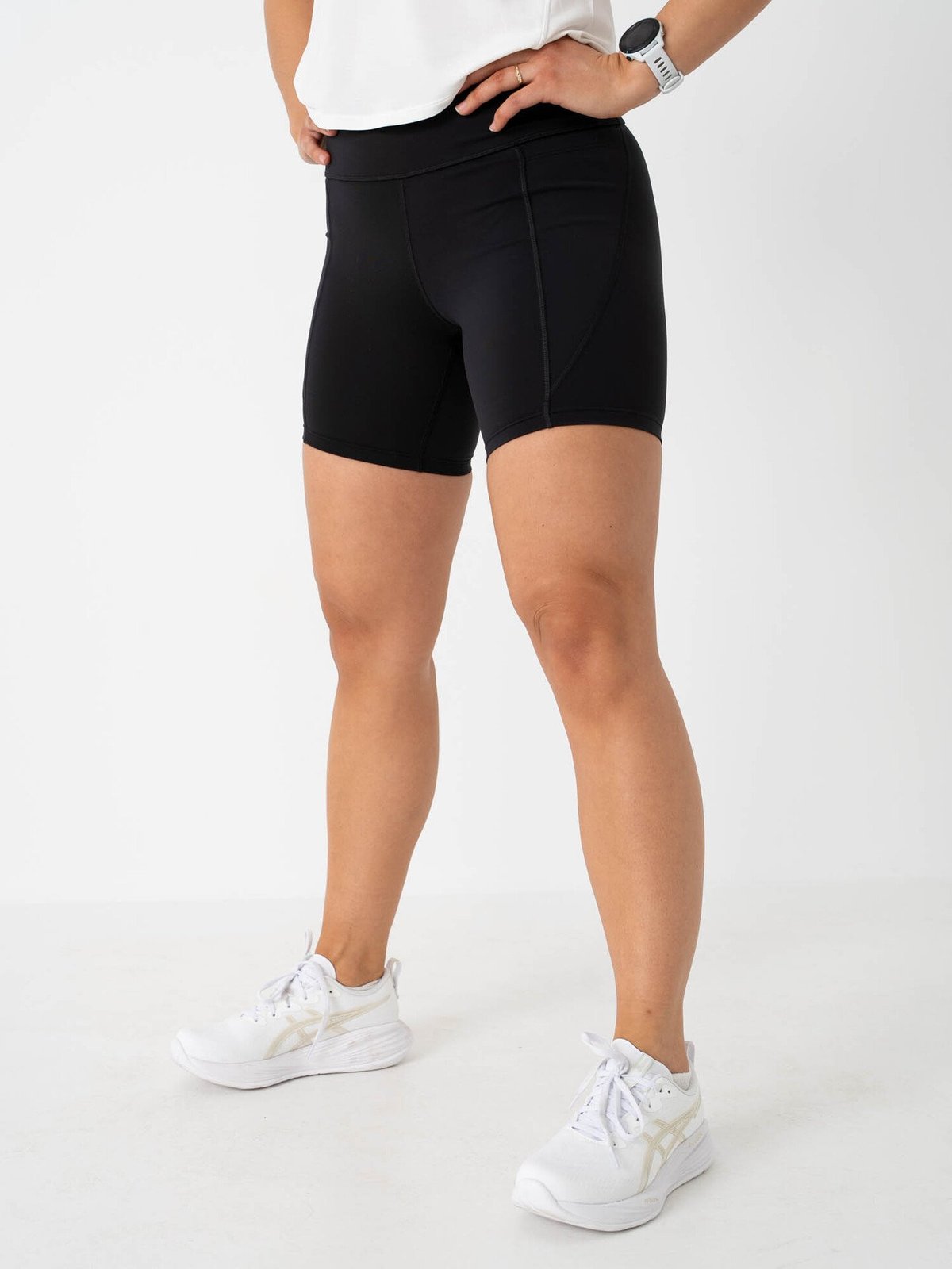 Reebok Lux High Rise Bike Shorts Black