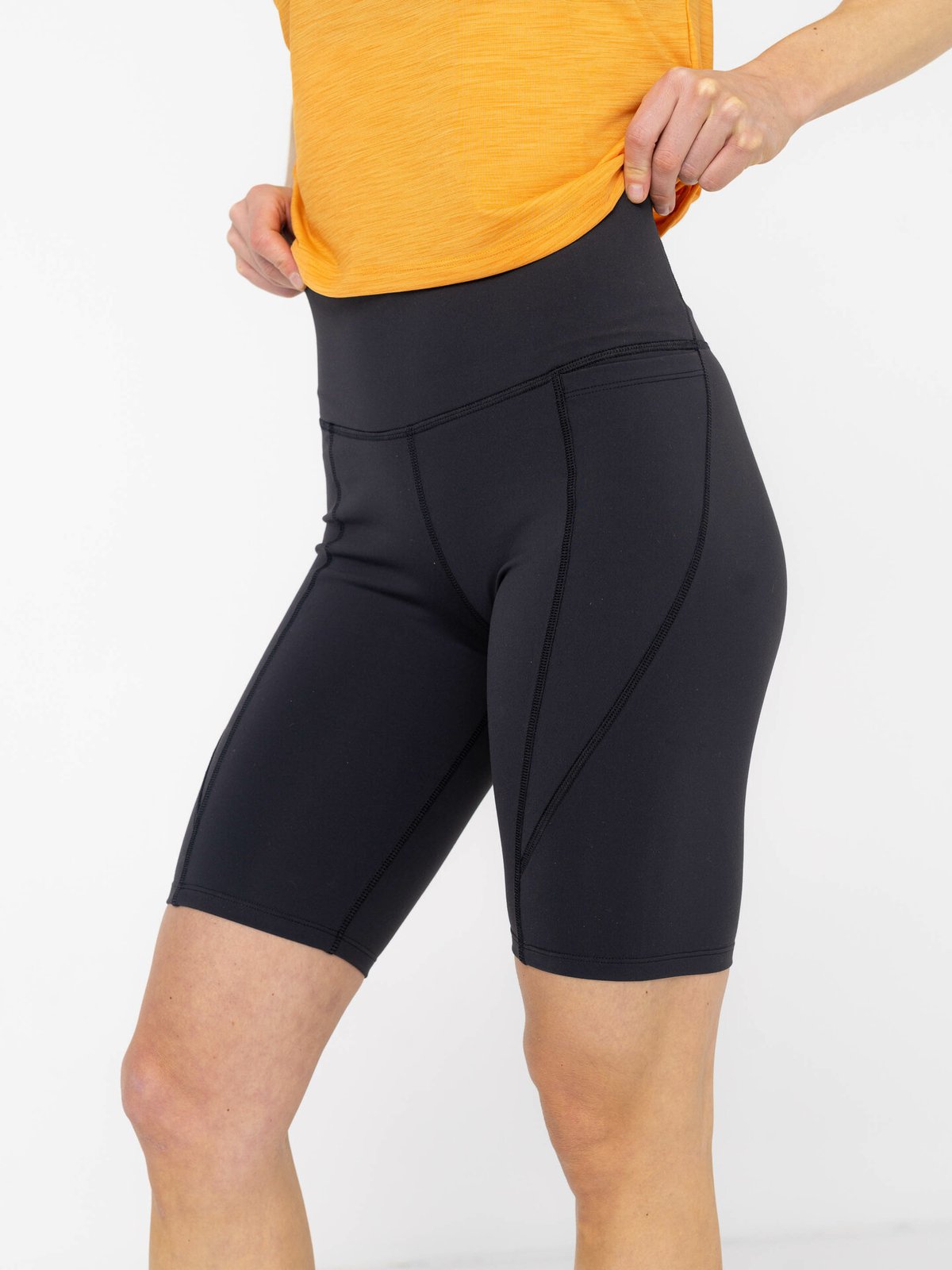 Reebok Lux High Rise Bike Shorts Black