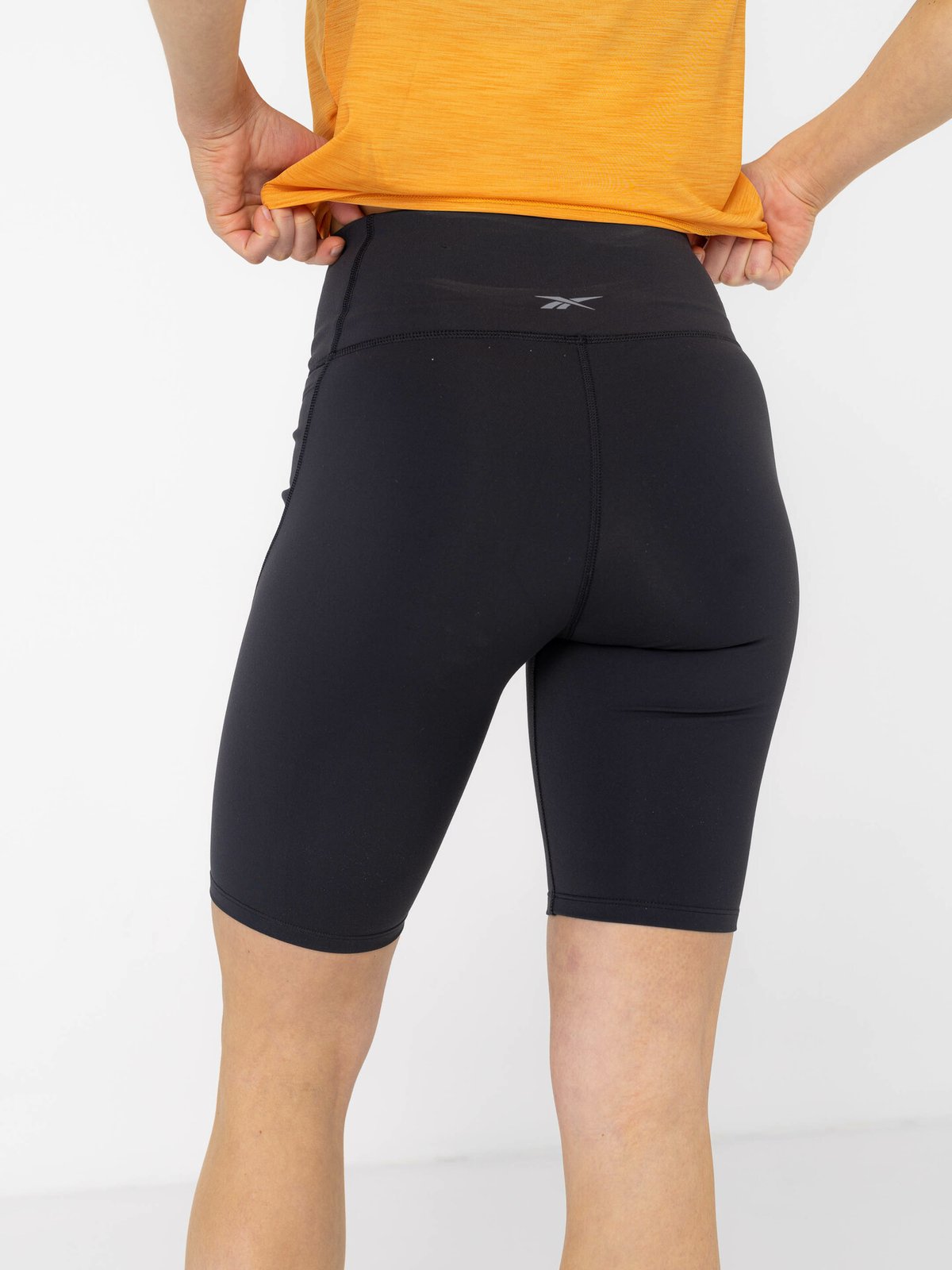Reebok Lux High Rise Bike Shorts Black