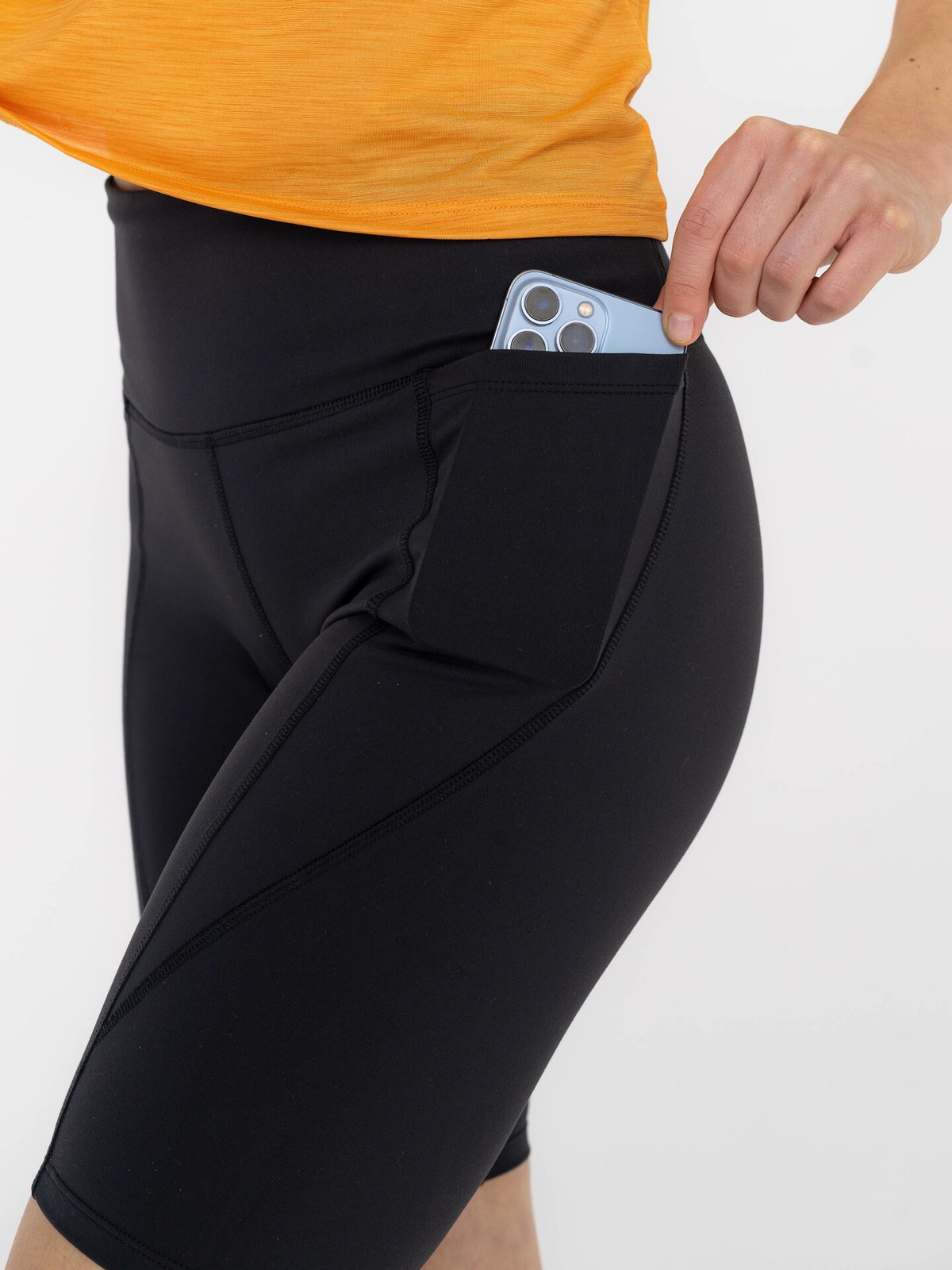 Reebok Lux High Rise Bike Shorts Black