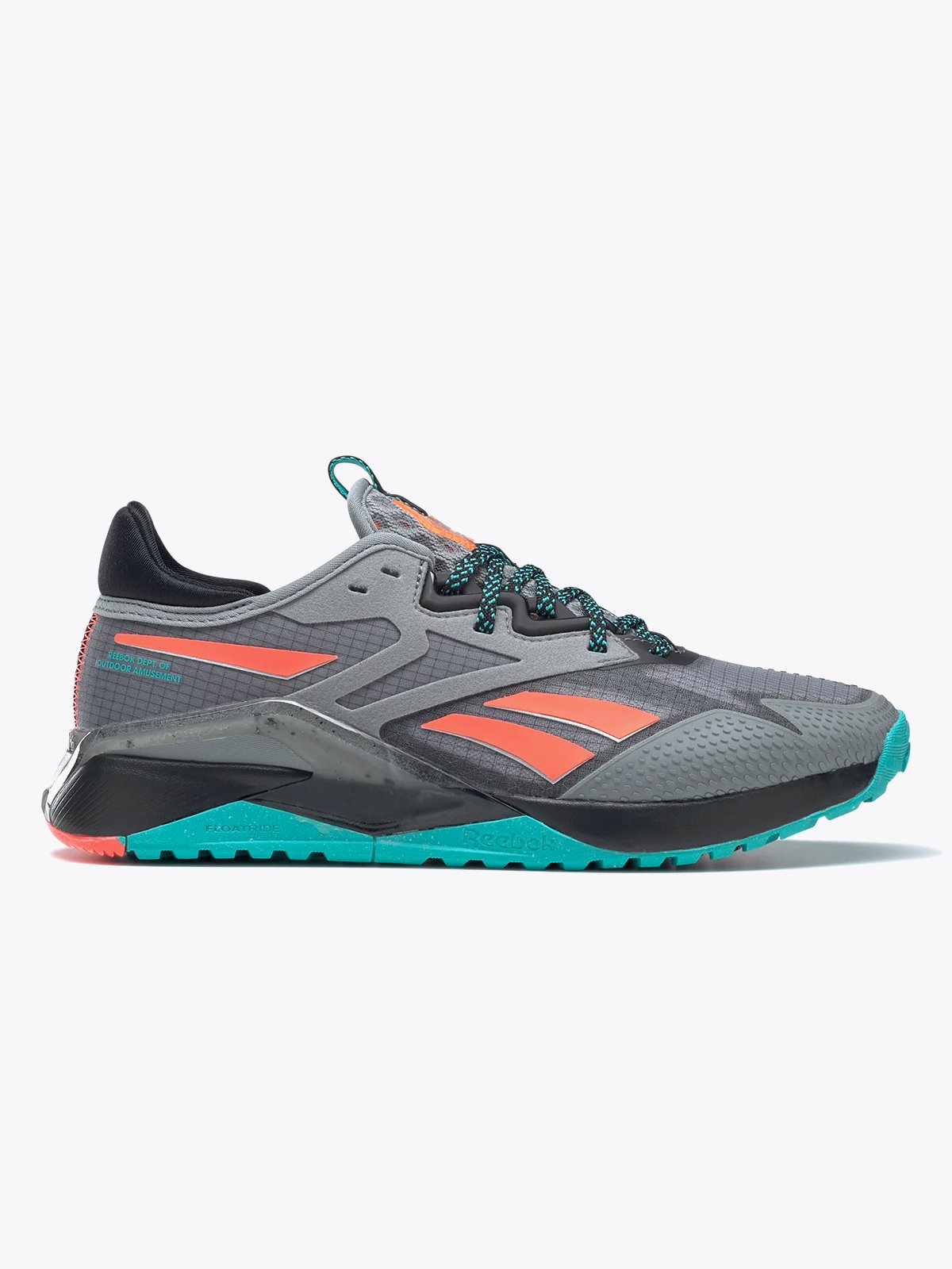 Reebok Nano X2 TR Adventure Pure Grey 5 / Core Black / Classic Teal