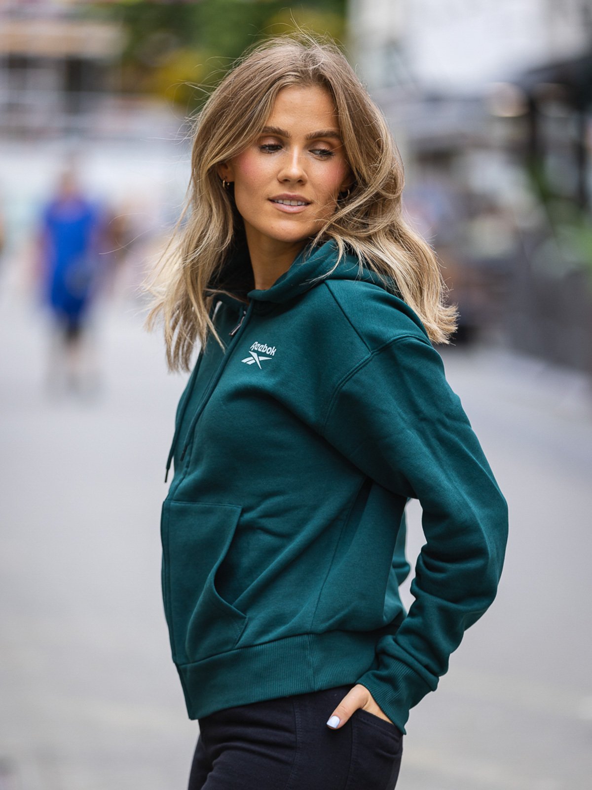 Reebok Reebok Identity EU Full Zip Hoodie Forest Green