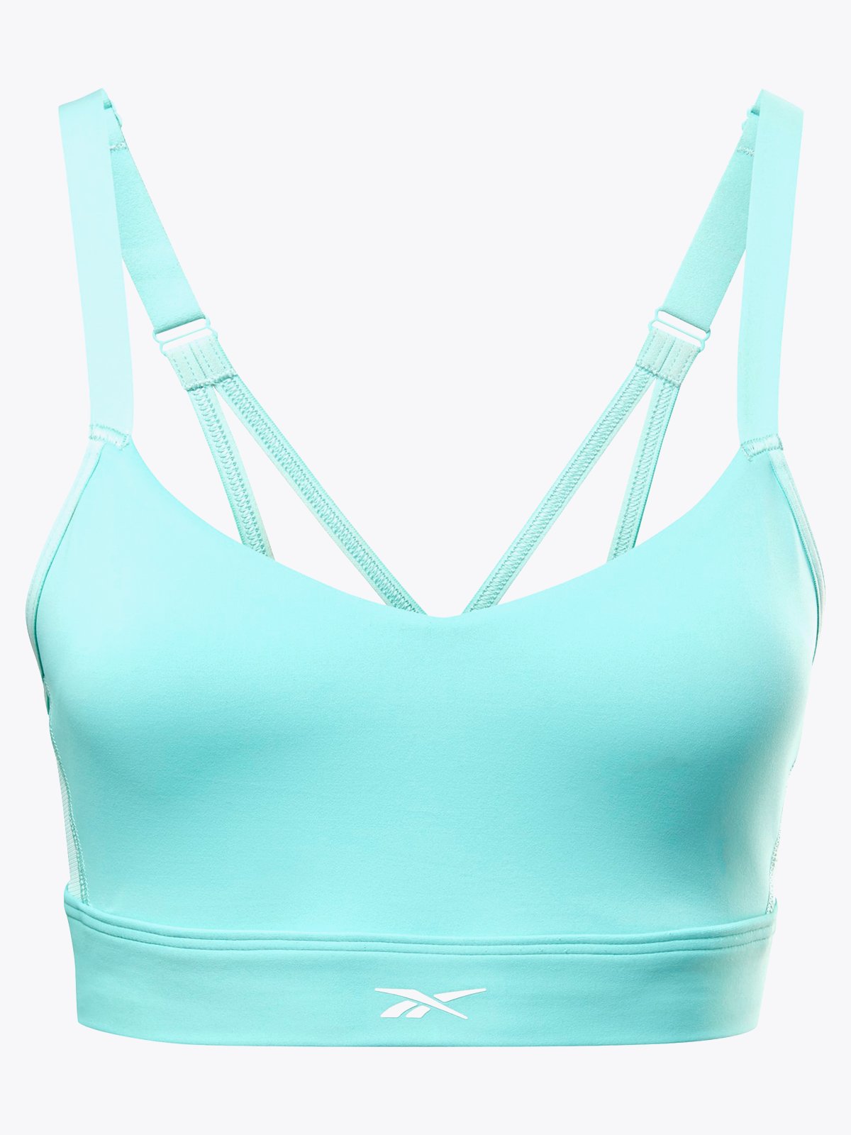 Reebok Sports Lux Strappy Bra Semi Classic Teal