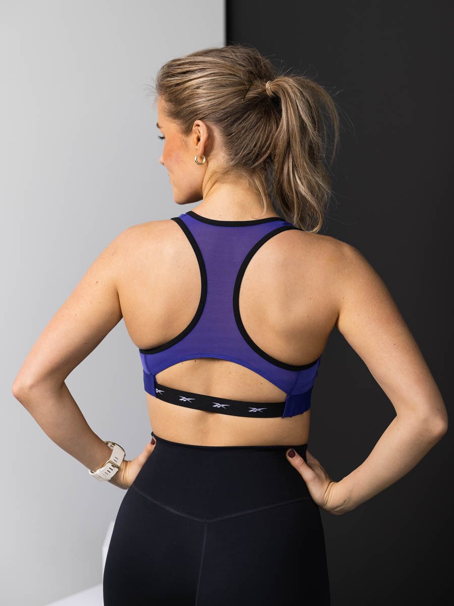 Reebok Lux Vector Racer Bra Bold Purple