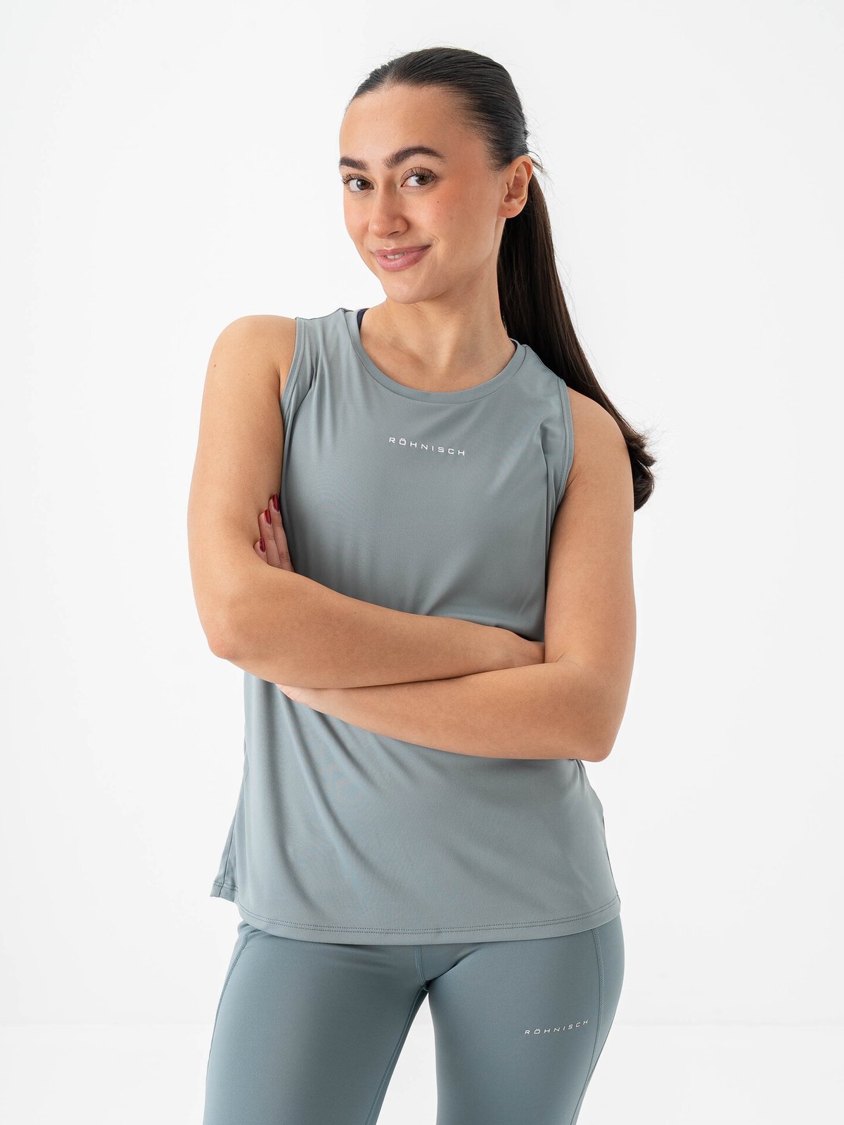 Röhnisch Team Logo Tank Top Stormy Sea