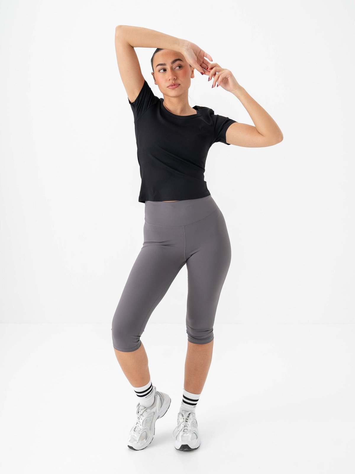 Röhnisch Legacy High Waist Capri Tights Smoky Lavendel