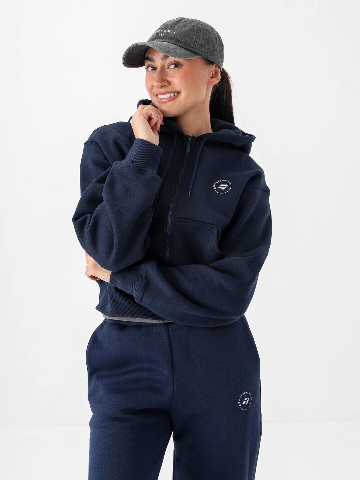 Röhnisch Base Sweat Full Zip Hoodie Indigo