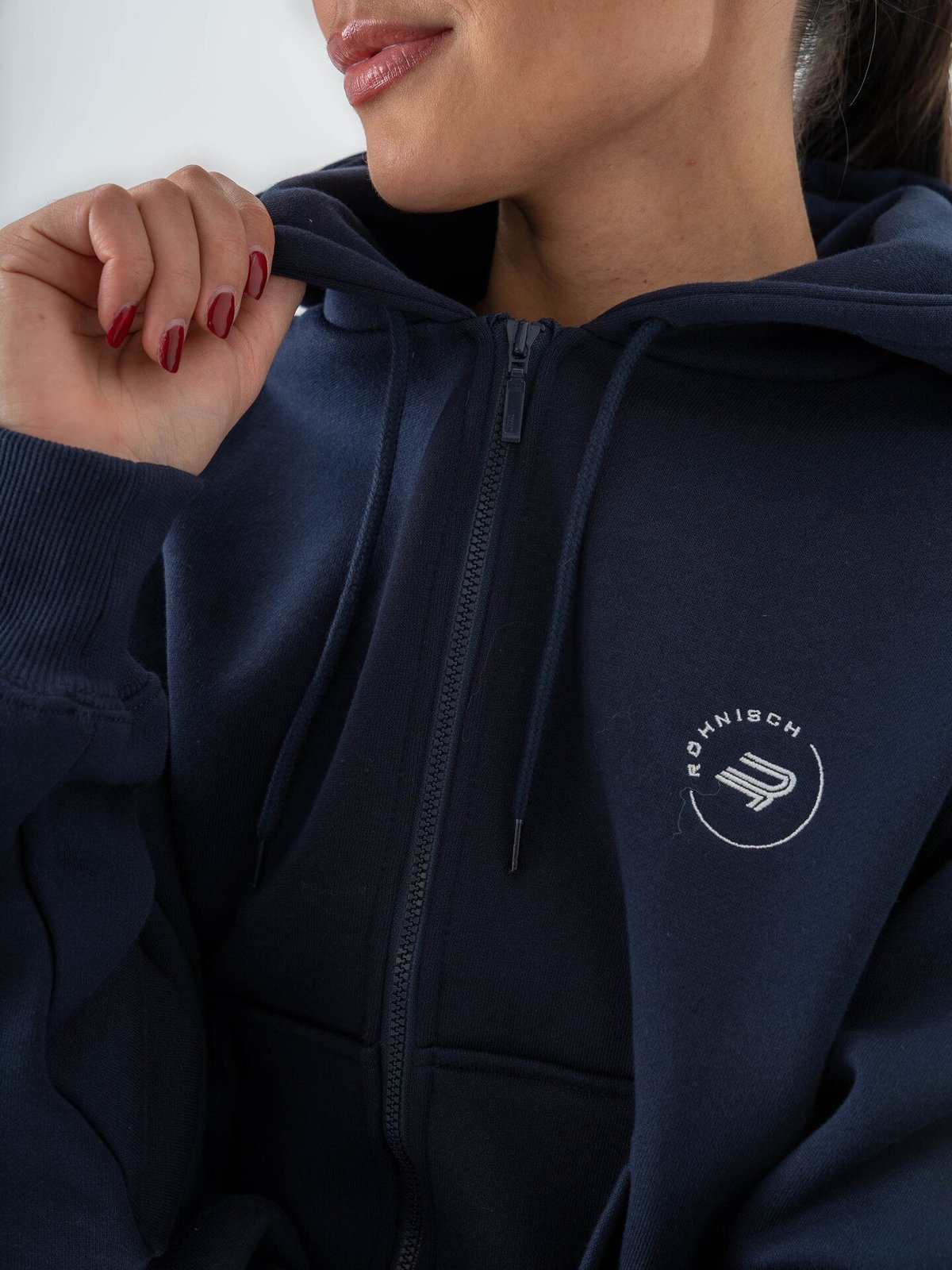 Röhnisch Base Sweat Full Zip Hoodie Indigo