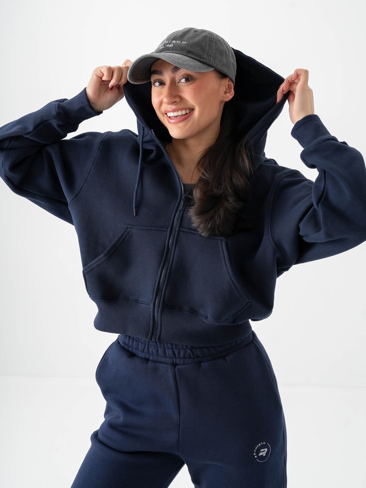 Röhnisch Base Sweat Full Zip Hoodie Indigo