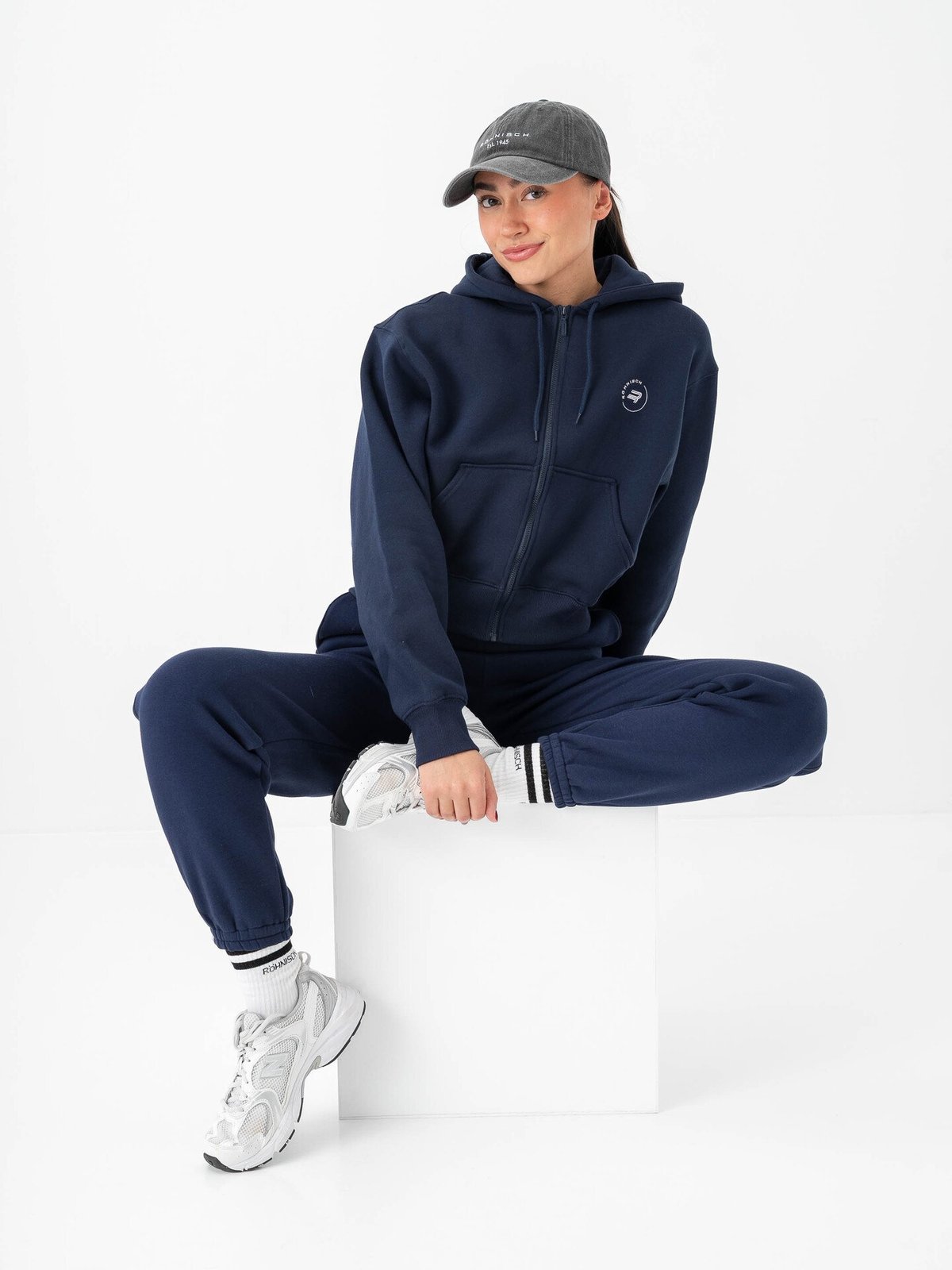 Röhnisch Base Sweat Full Zip Hoodie Indigo