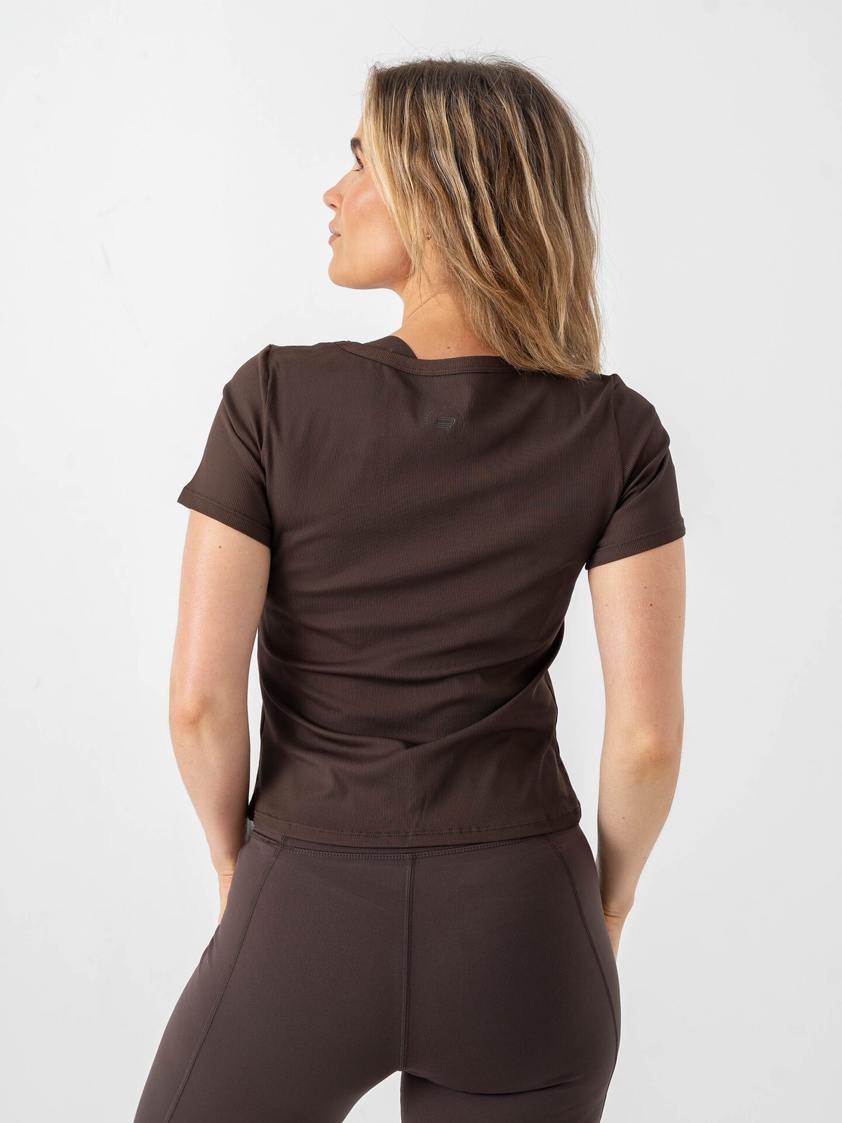 Röhnisch Rib Drymotion Tee Brun