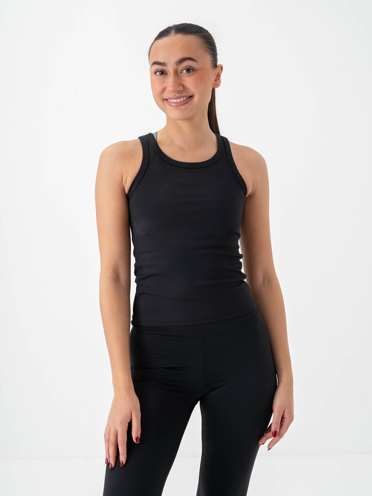 Röhnisch Rib Drymotion Singlet Black
