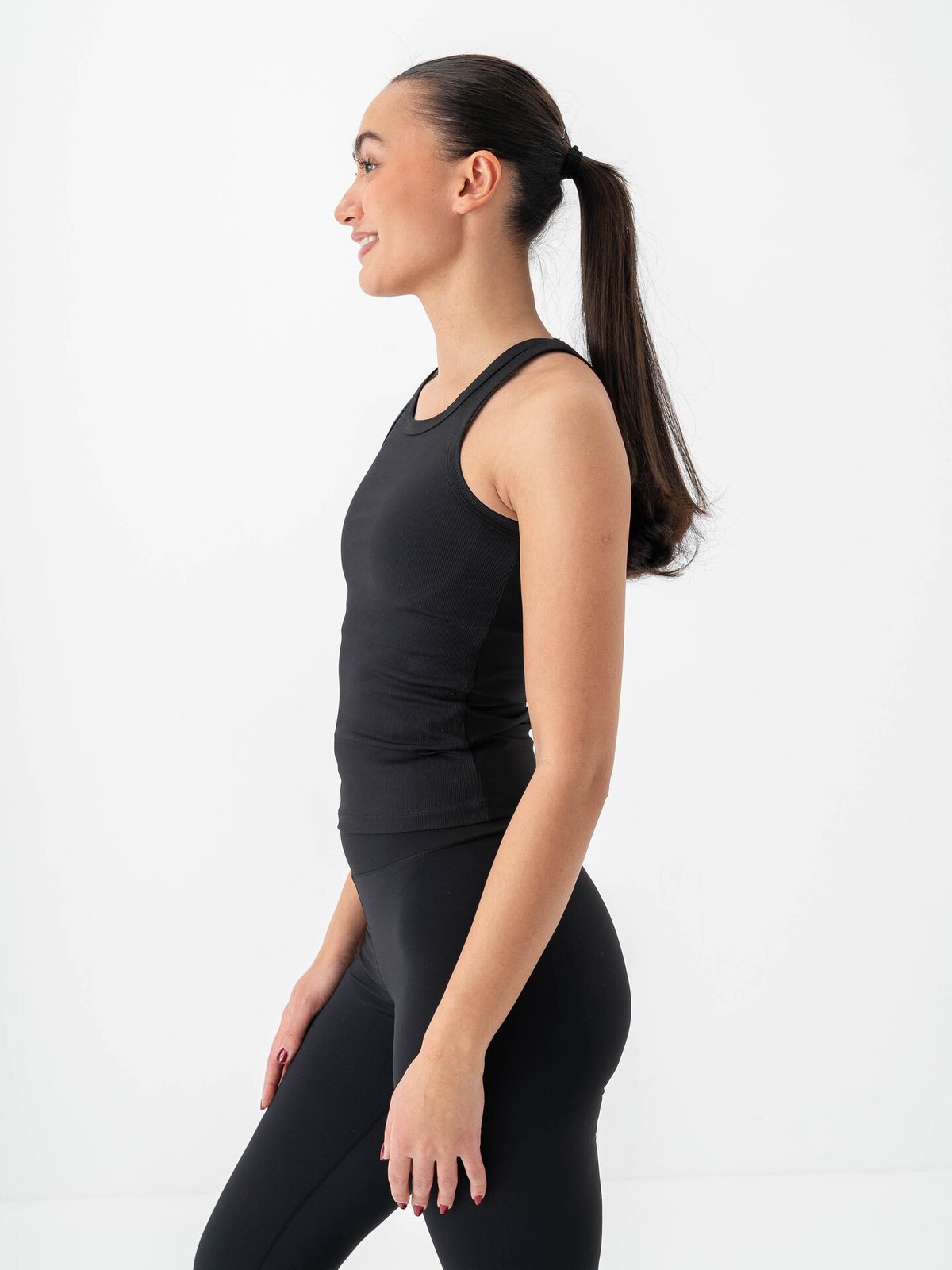 Röhnisch Rib Drymotion Singlet Black