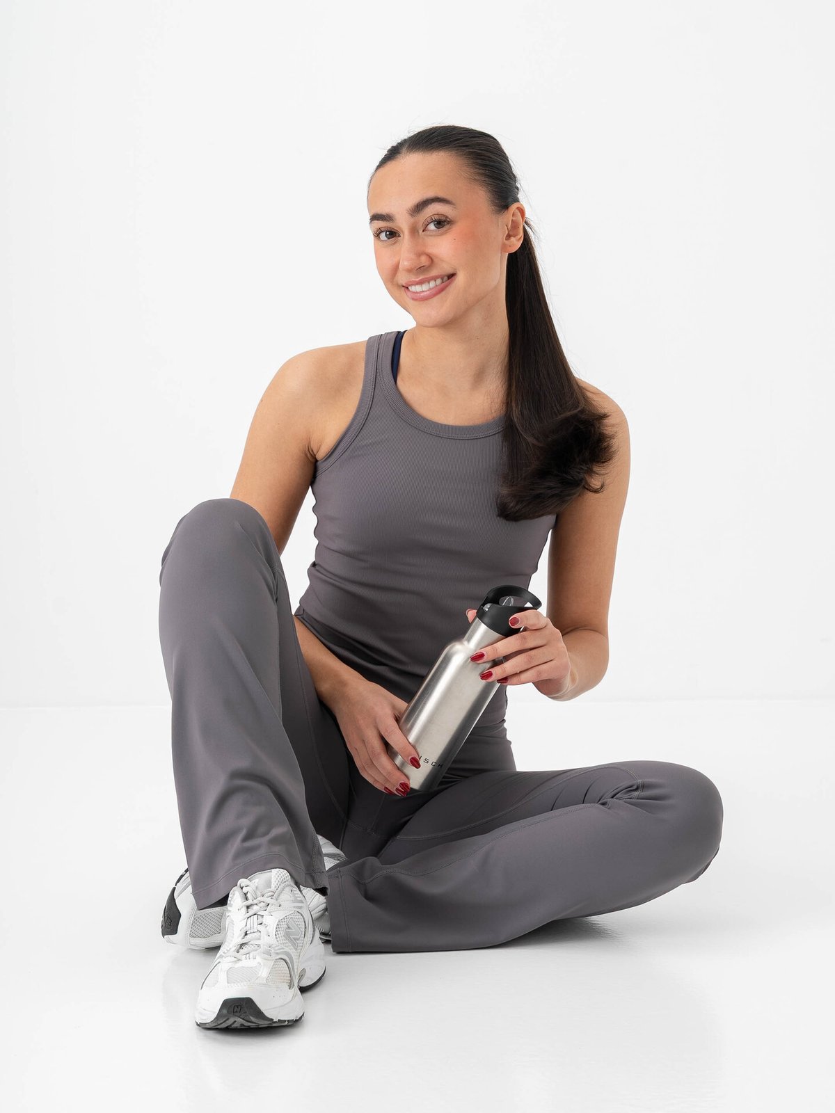 Röhnisch Rib Drymotion Singlet Smoky Lavendel