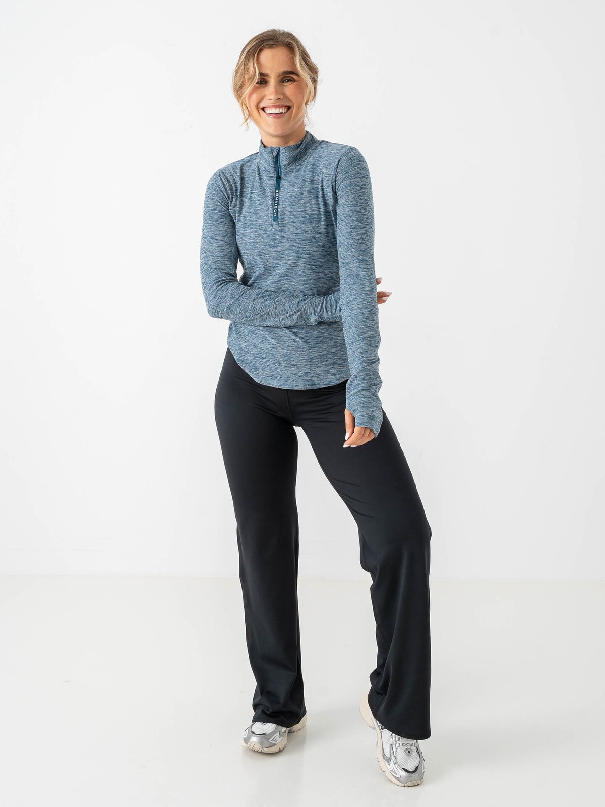 Röhnisch Midlayer Half Zip Blå