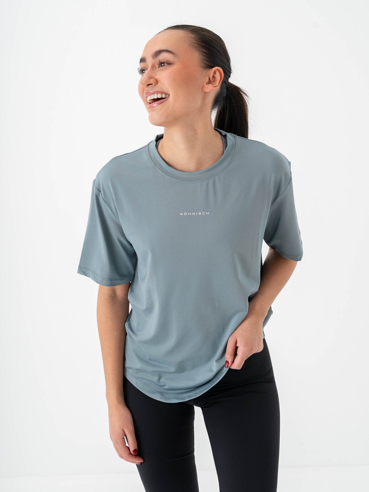 Röhnisch Enduro Relaxed Tee Stormy Sea