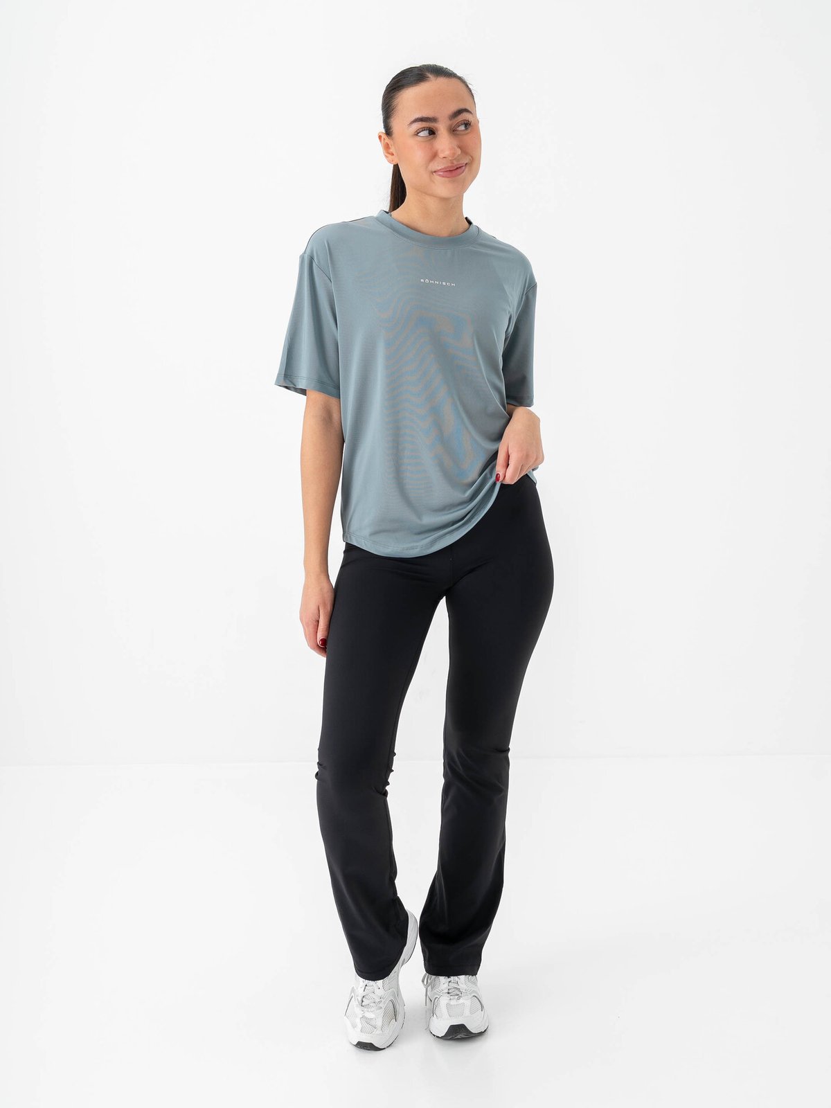 Röhnisch Enduro Relaxed Tee Stormy Sea