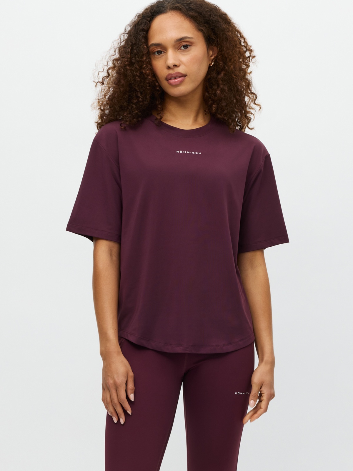 Röhnisch Enduro Relaxed Tee Burgunder