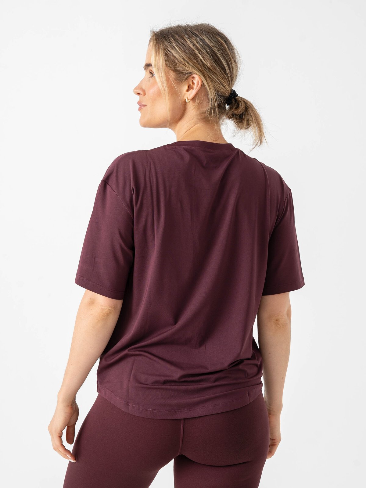 Röhnisch Enduro Relaxed Tee Burgunder