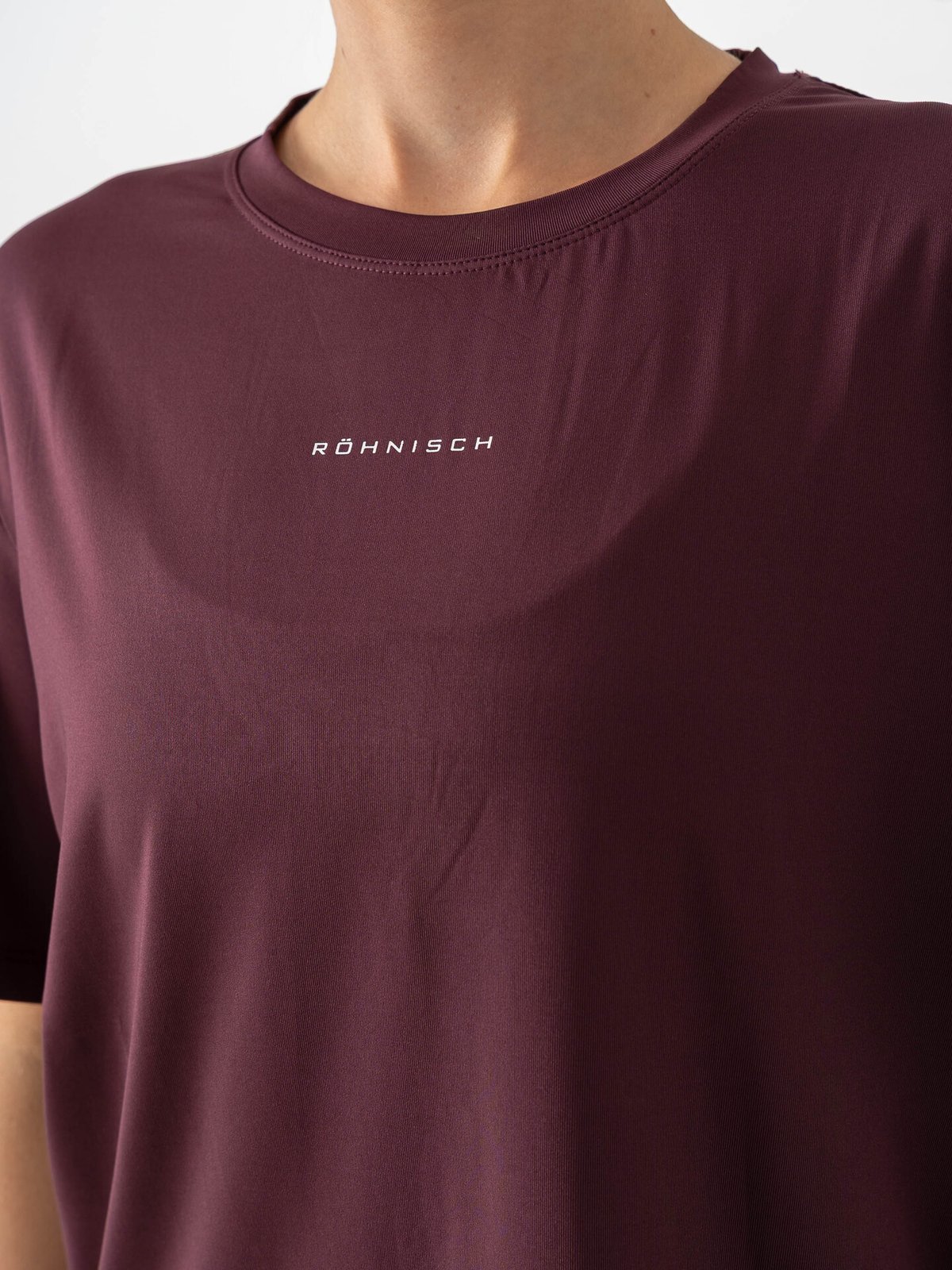 Röhnisch Enduro Relaxed Tee Burgunder