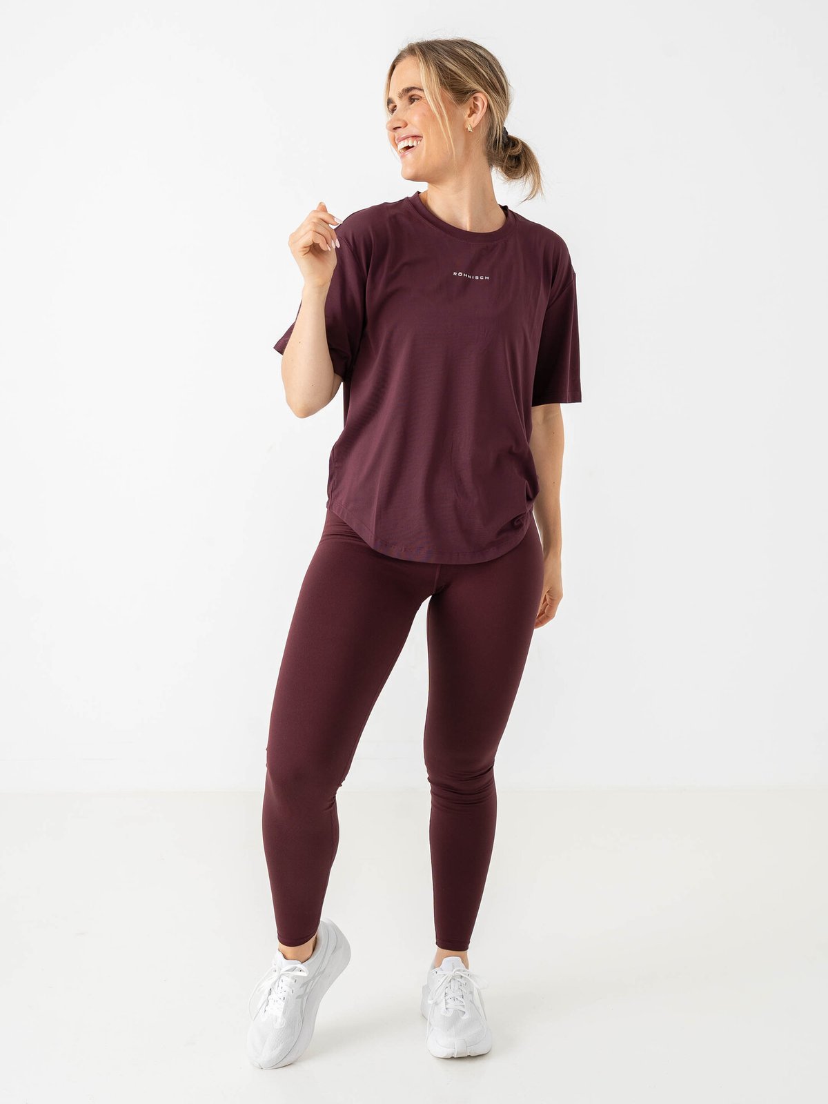 Röhnisch Enduro Relaxed Tee Burgunder
