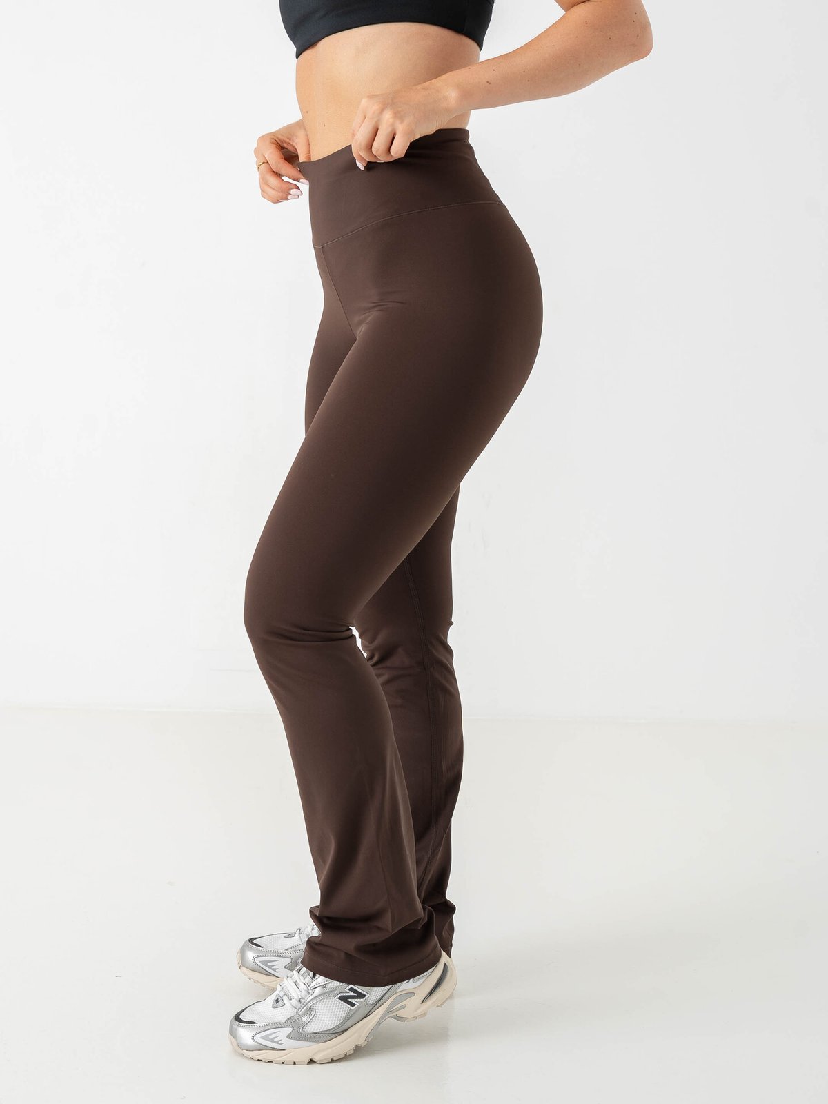 Röhnisch Legacy Flare High Waist Tights Brun