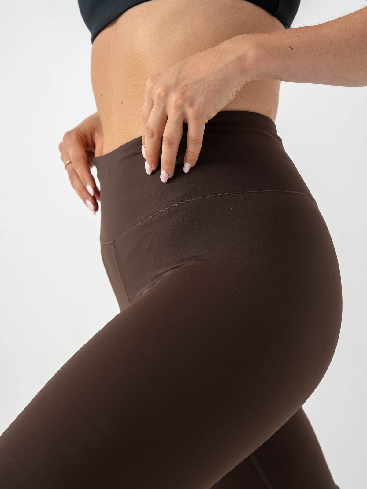 Röhnisch Legacy Flare High Waist Tights Brun