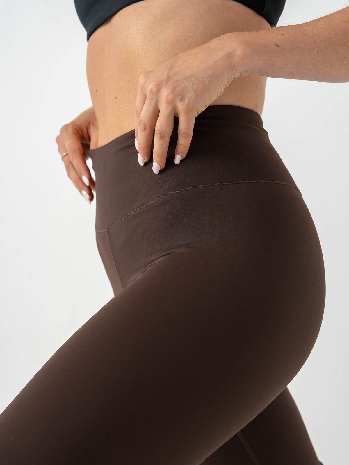 Röhnisch Legacy Flare High Waist Tights Brun