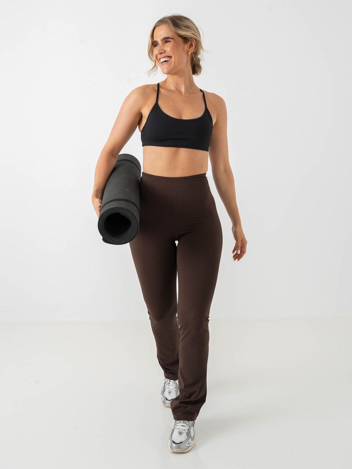 Röhnisch Legacy Flare High Waist Tights Brun