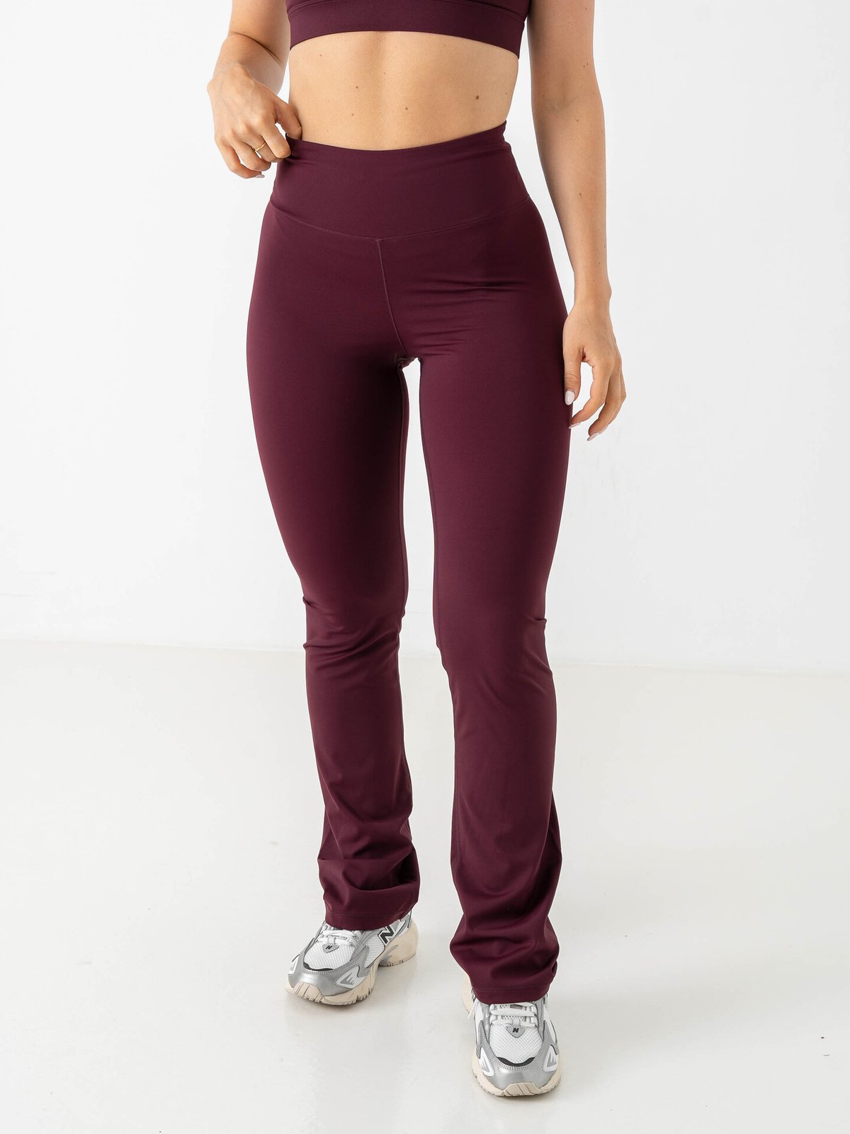Röhnisch Legacy Flare High Waist Tights Burgunder