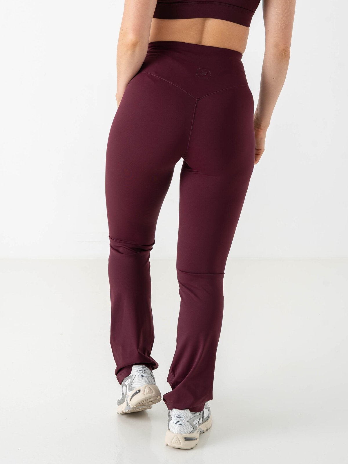 Röhnisch Legacy Flare High Waist Tights Burgunder