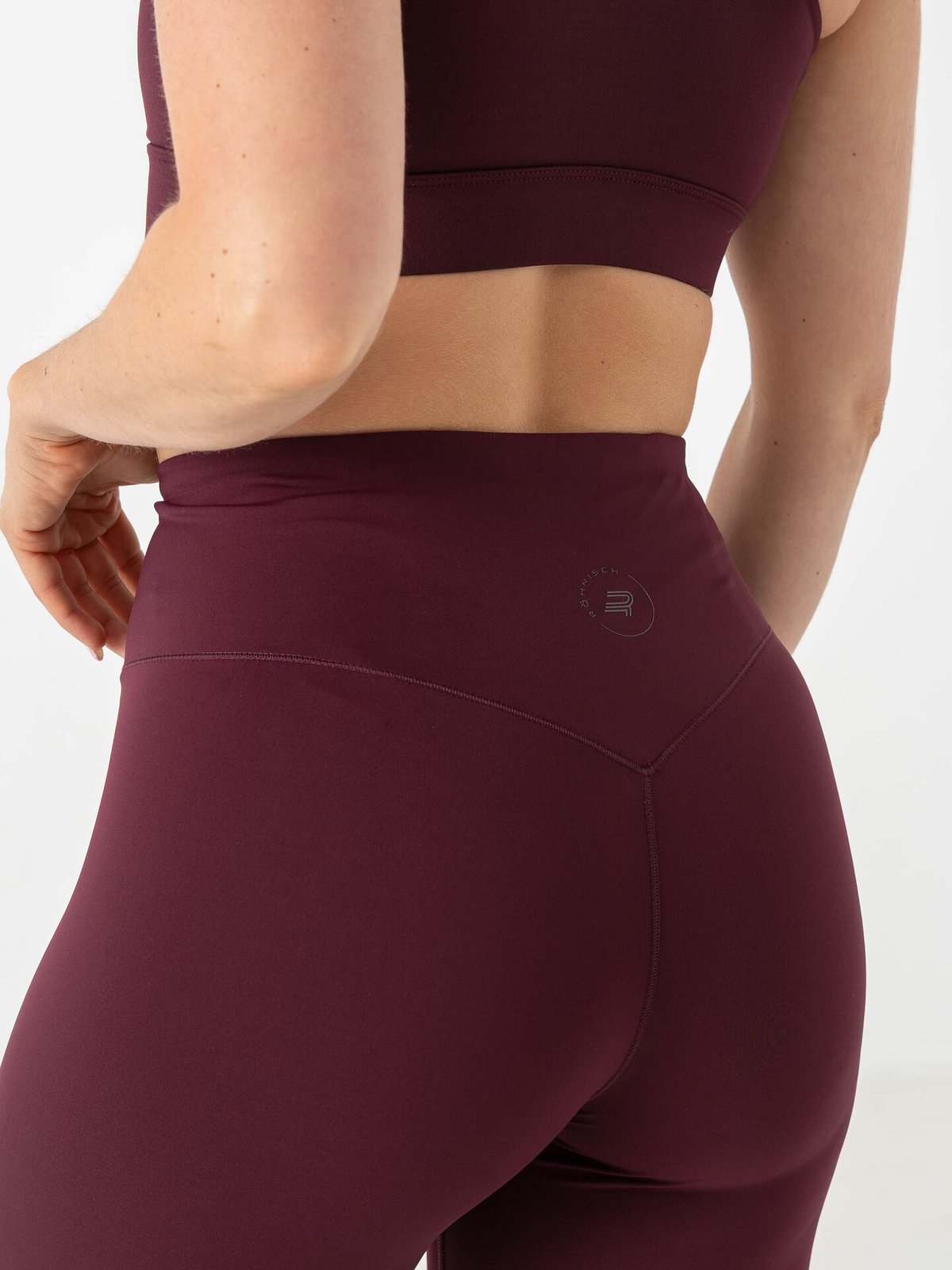 Röhnisch Legacy Flare High Waist Tights Burgunder