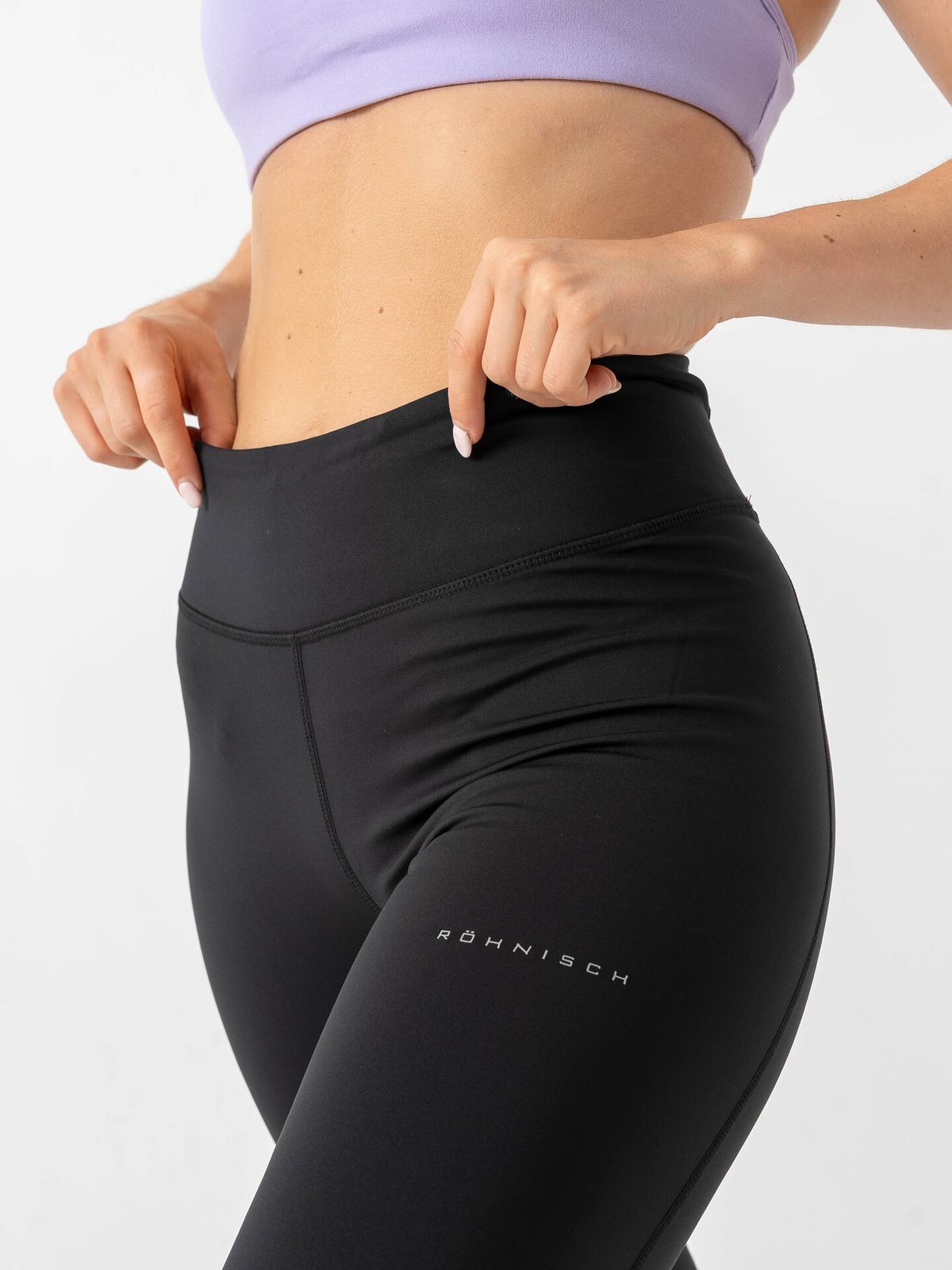 Röhnisch Thermaflow Flare High Waist Tights Sort