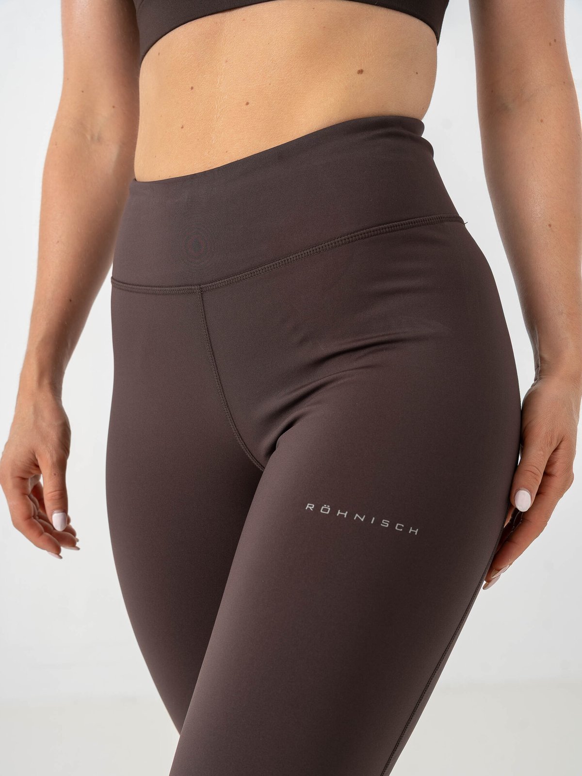 Röhnisch Thermaflow Flare High Waist Tights Brun