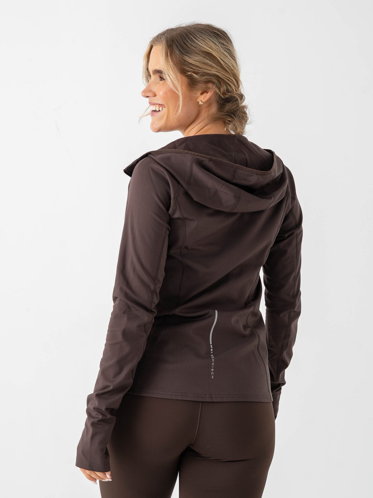 Röhnisch Thermaflow Hood Full Zip Brun