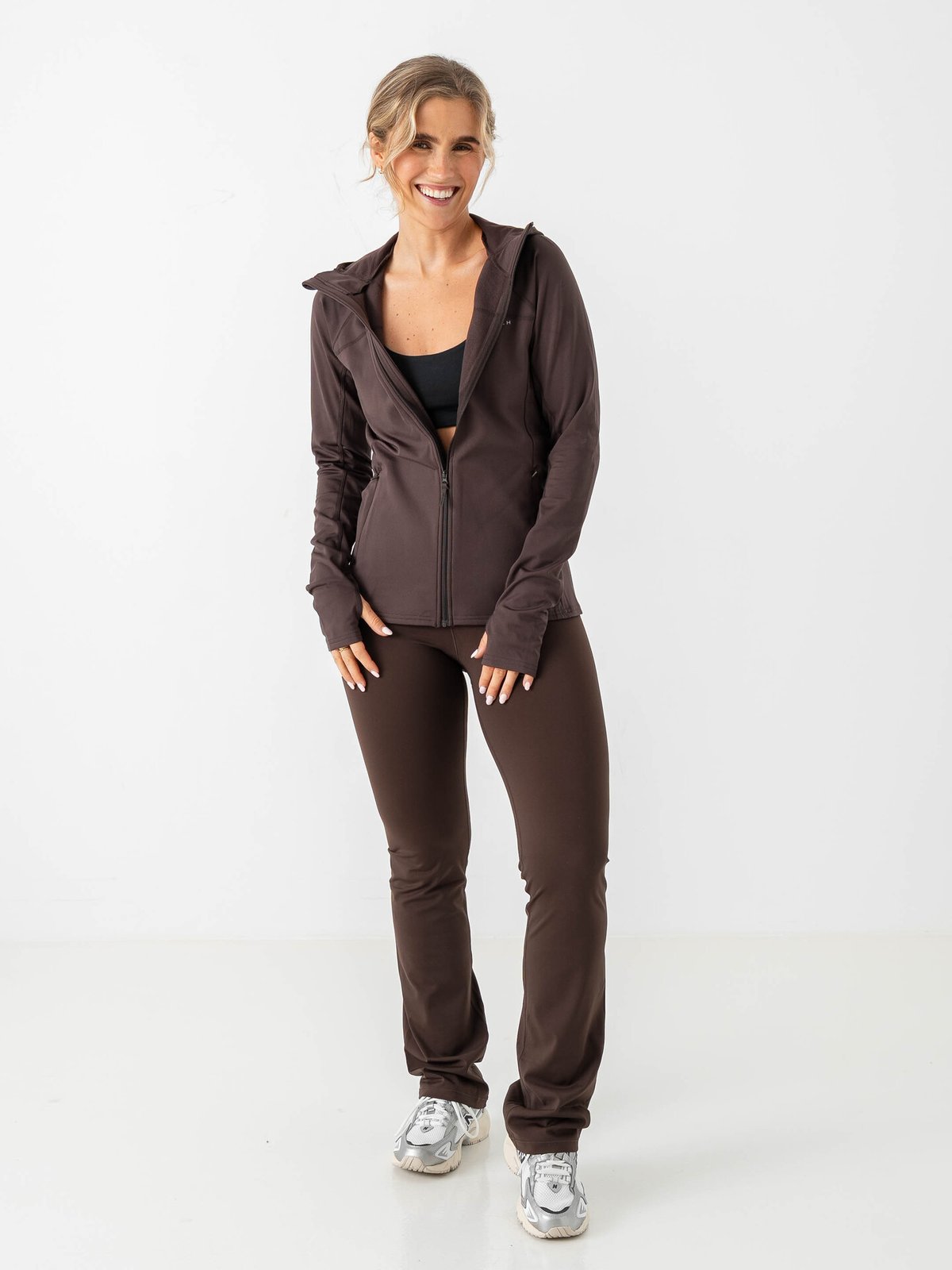 Röhnisch Thermaflow Hood Full Zip Brun