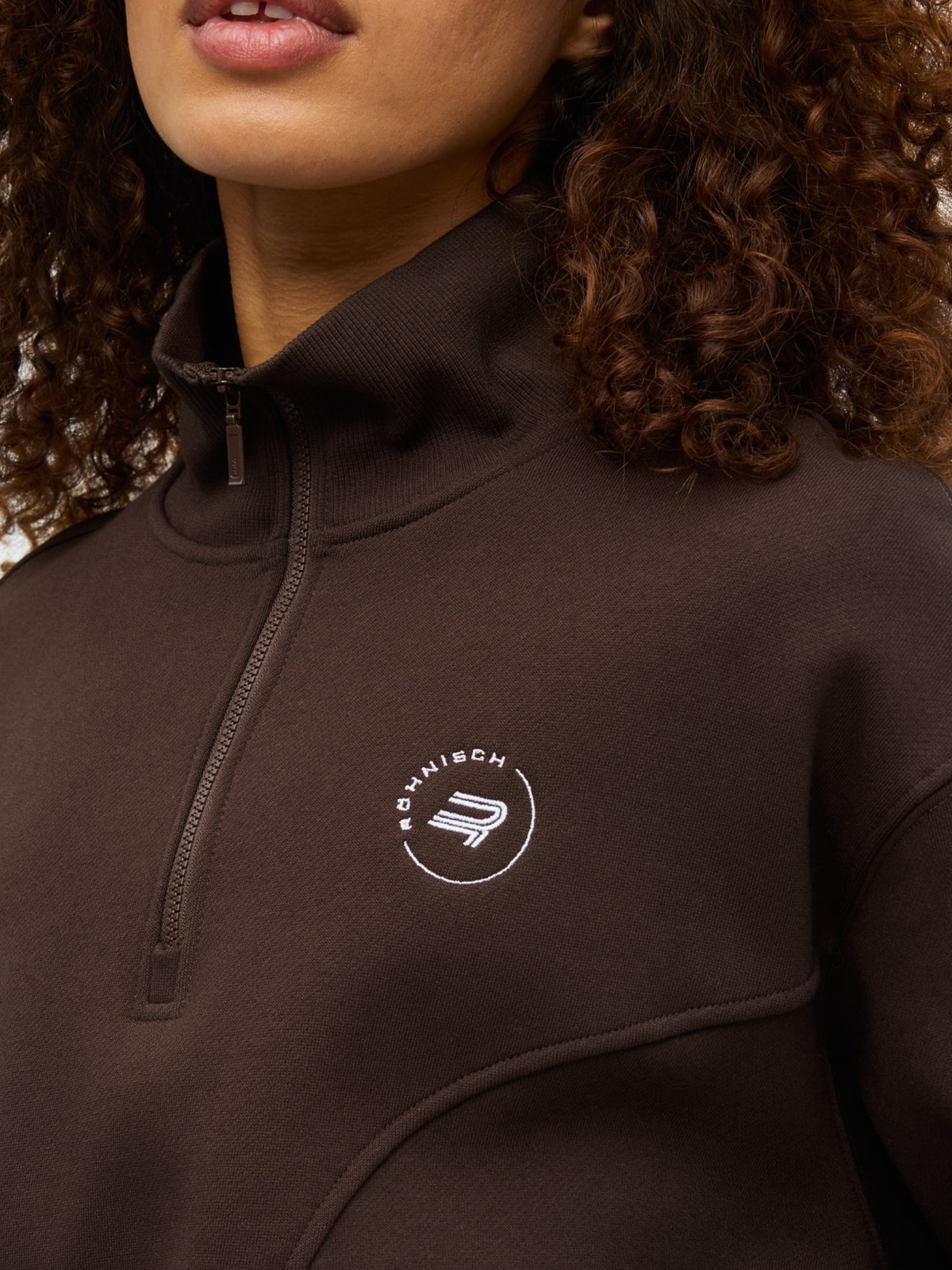 Röhnisch Base Sweat Half Zip Brun