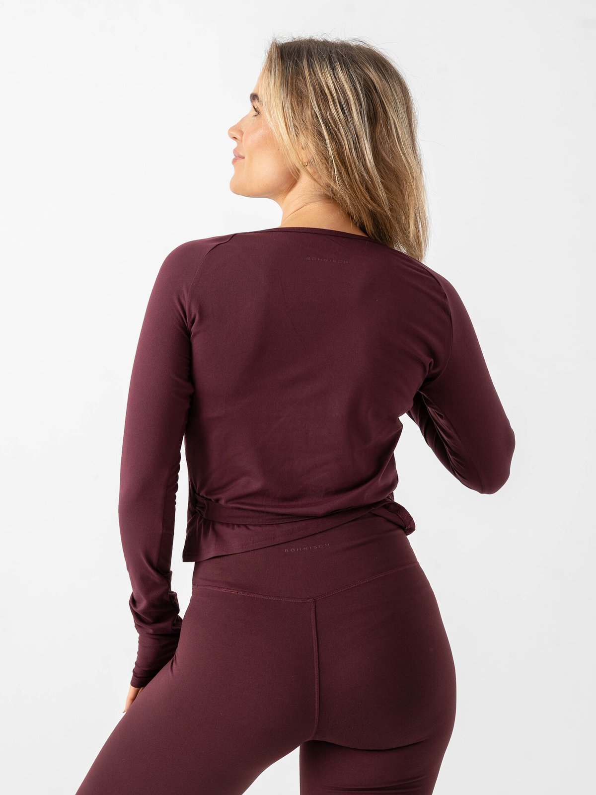 Röhnisch Smoothflex Wrap Top Burgunder