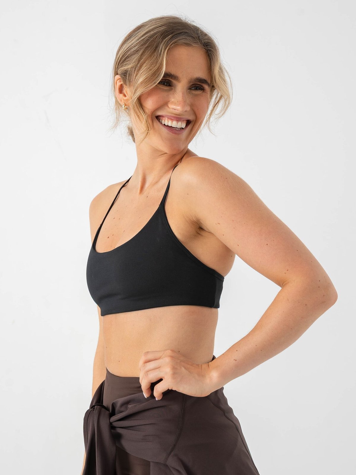 Röhnisch Smoothflex Strap Sportsbra Sort