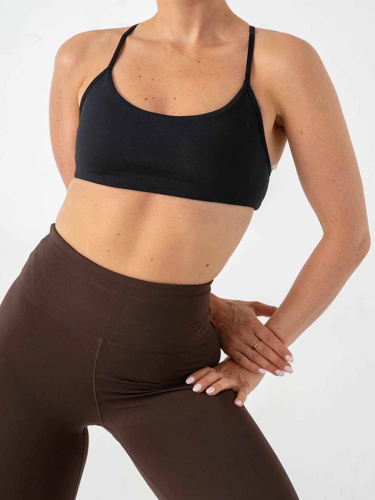 Röhnisch Smoothflex Strap Sportsbra Sort