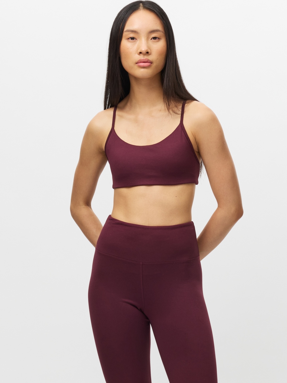 Röhnisch Smoothflex Strap Sportsbra Burgunder