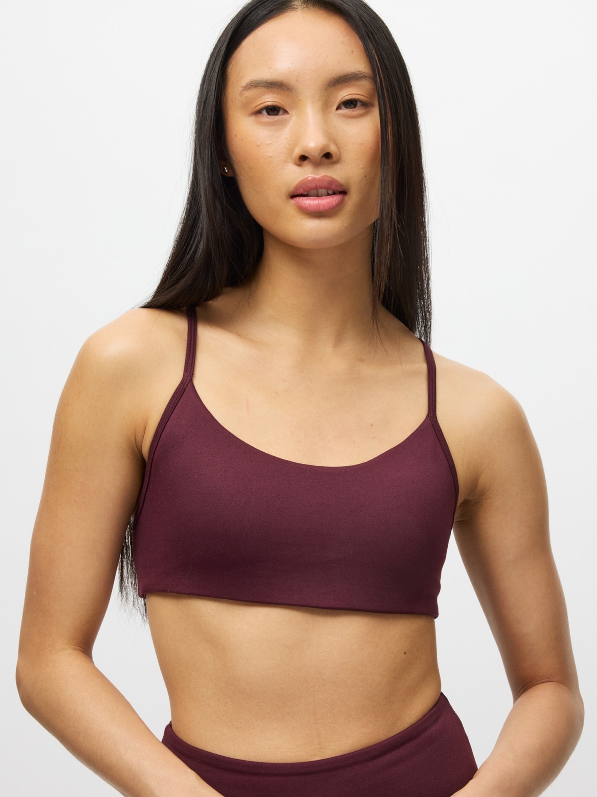 Röhnisch Smoothflex Strap Sportsbra Burgunder