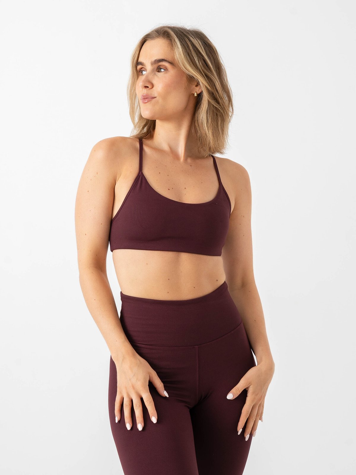 Röhnisch Smoothflex Strap Sportsbra Burgunder