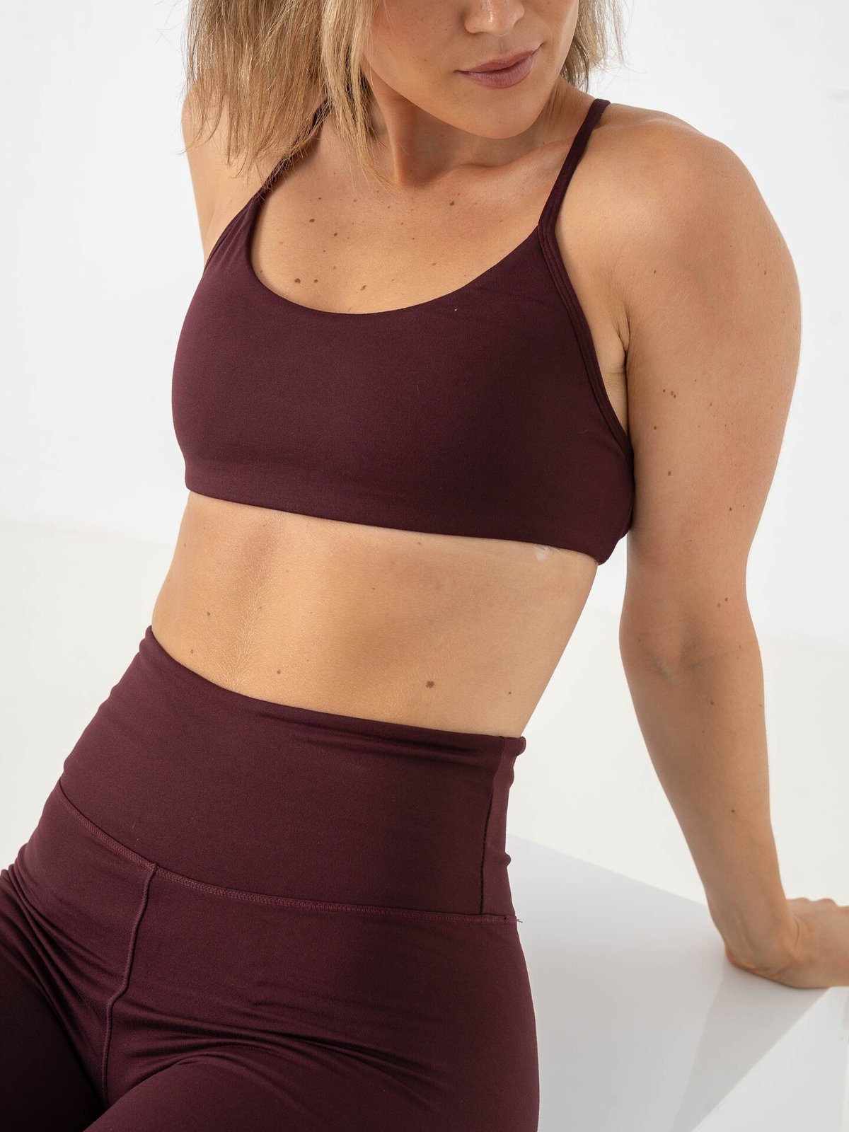 Röhnisch Smoothflex Strap Sportsbra Burgunder