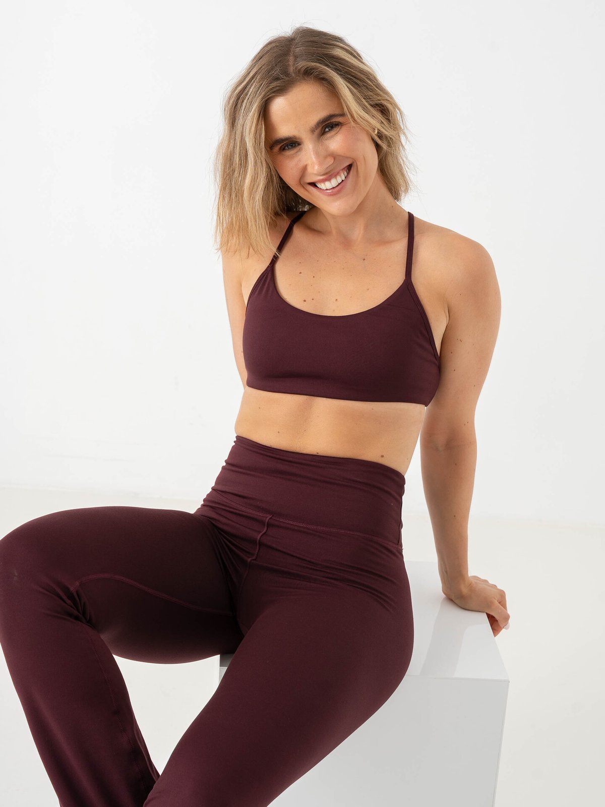 Röhnisch Smoothflex Strap Sportsbra Burgunder