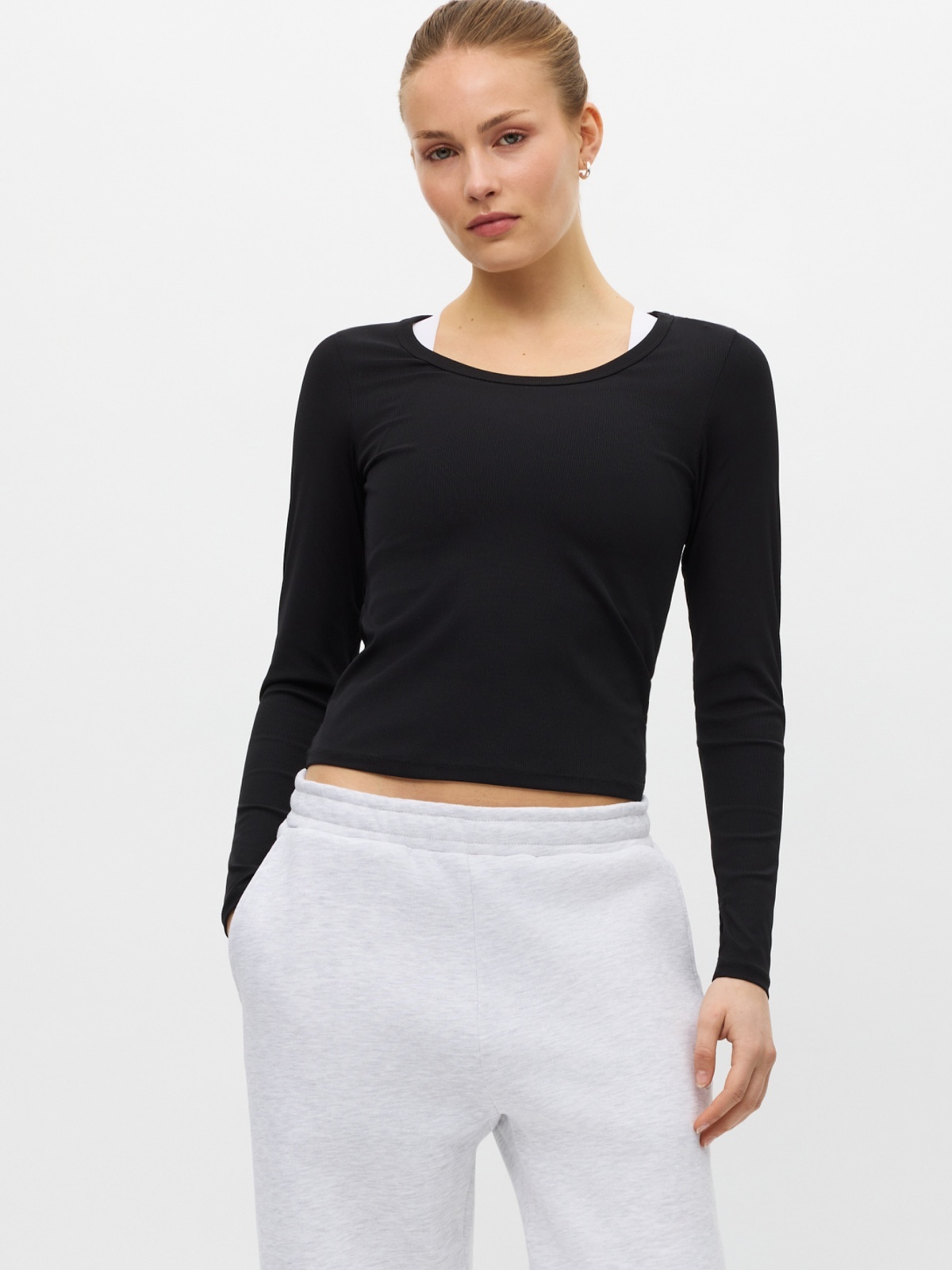 Röhnisch Rib Drymotion Long Sleeve Sort