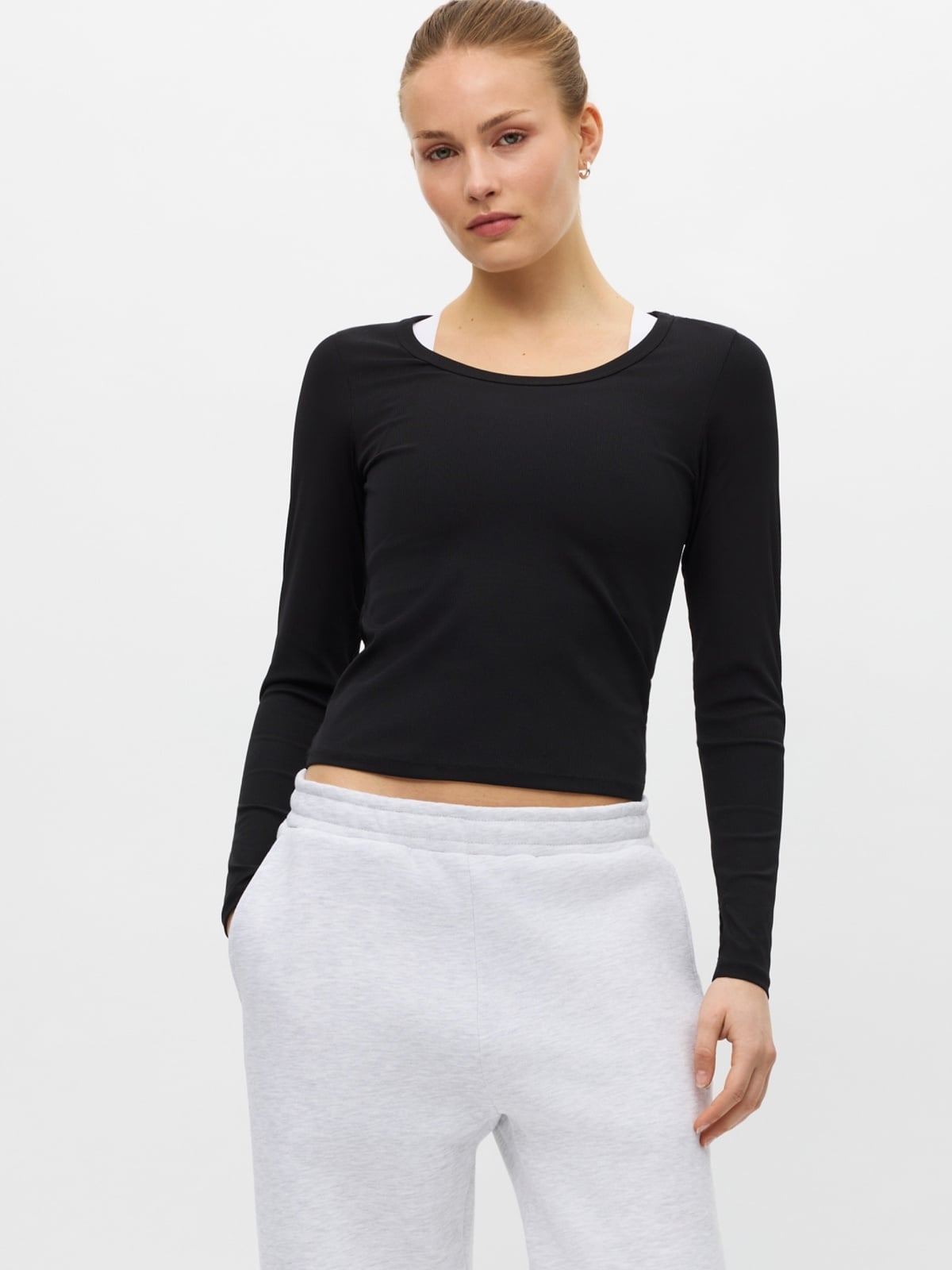 Röhnisch Rib Drymotion Long Sleeve Sort