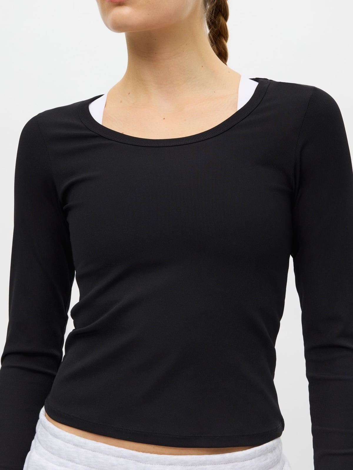 Röhnisch Rib Drymotion Long Sleeve Sort