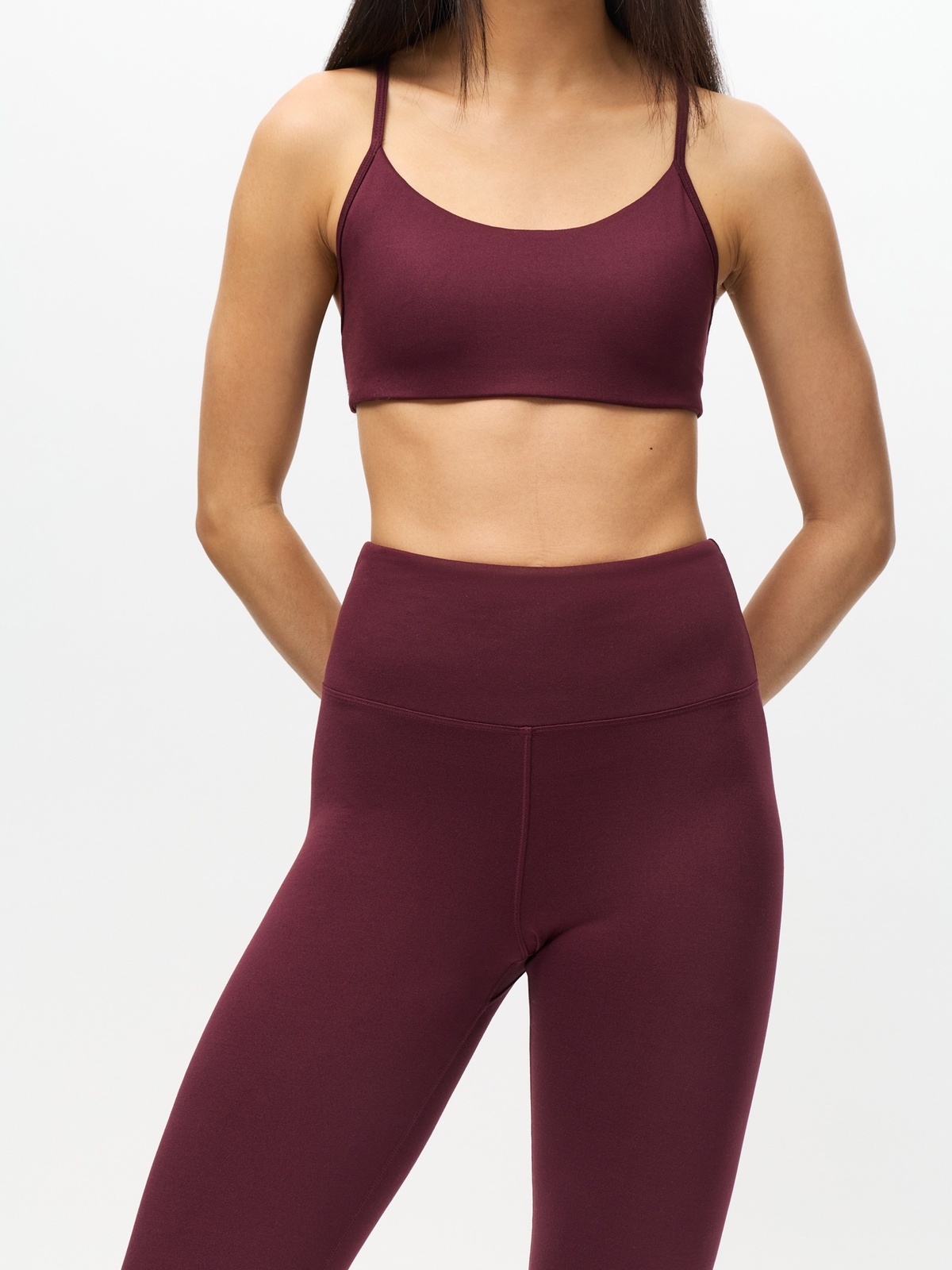Röhnisch Smoothflex Flare High Waist Tights Burgunder